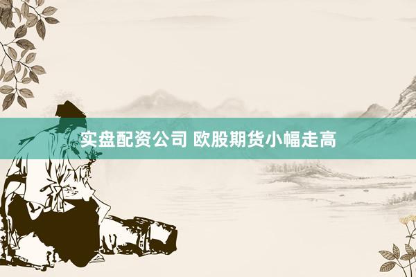 实盘配资公司 欧股期货小幅走高